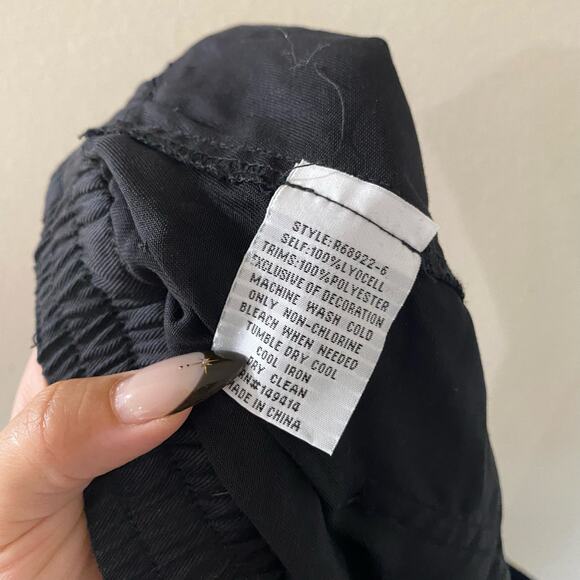 Johnny Was Black Cargo Pant with White Side Stripe sz Medium - Picture 7 of 7